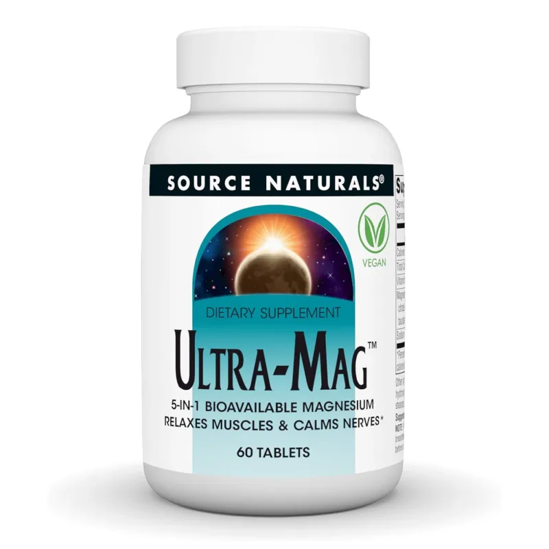 Магнієвий комплекс, Ultra-Mag Magnesium Complex - 60 Tablets