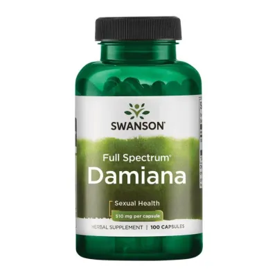 Дамиана, Full Spectrum Damiana 510mg - 100 caps