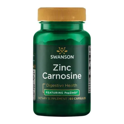 Цинк Карнозин, Zinc Carnosine Featuring Pepzingi - 60 сaps