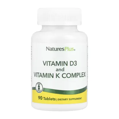 Витамин Д3 и К2, Vit D3 K2 2500 IU/120 mcg - 90 tabs