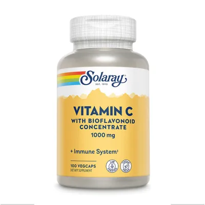 Витамин C, Vitamin C with Rose Hips, Acerola & Bioflavonoids 1000mg - 100 vcaps