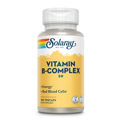 Комплекс вітамінів групи Б, Vitamin B-Complex 50мг - 100 vcaps