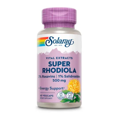Родиола Розовая, Super Rhodiola Root Extract 500mg - 60 vcaps