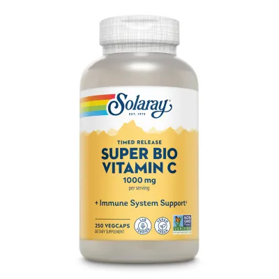 Буферизированный витамин С, Super Bio Vitamin C 1000mg - 250 vcaps