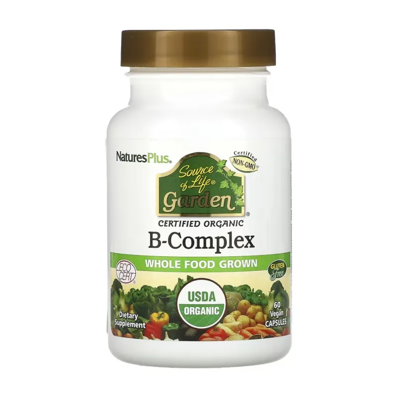 Комплекс витаминов группы В, Source of Life Garden B-Complex - 60 caps