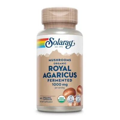 Ферментированный Агарикус, Org Grown Fermented Royal Agaricus 1000mg - 60 caps
