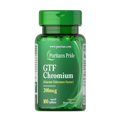 Хром, GTF Chromium 200 mcg - 100 tabs