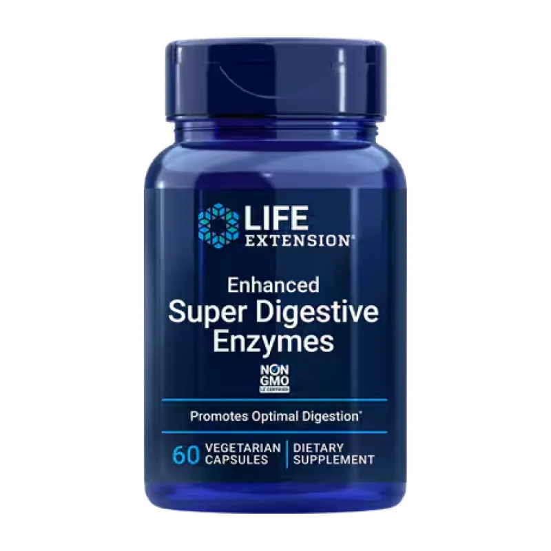 Травные энзимы, Enhanced Super Digestive Enzymes - 60 veg caps