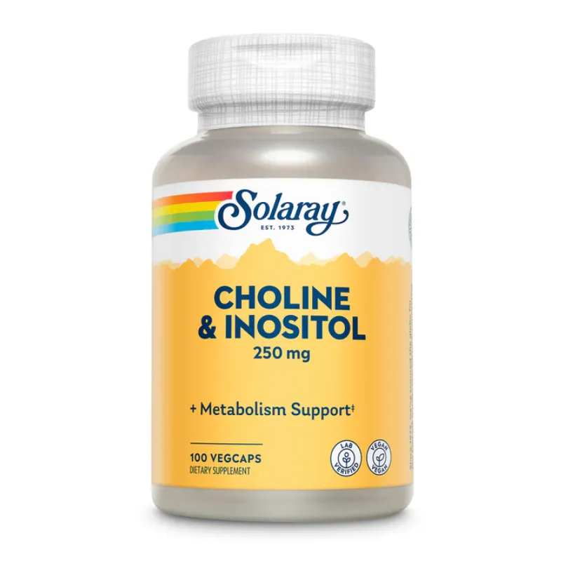 Холін Інозитол, Choline & Inositol - 100 vcaps