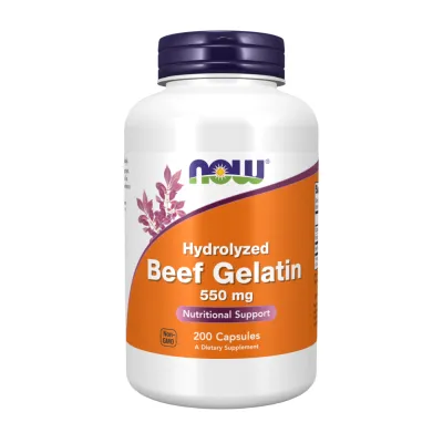 Яловичий желатин, Beef Gelatin 550 mg - 200 caps