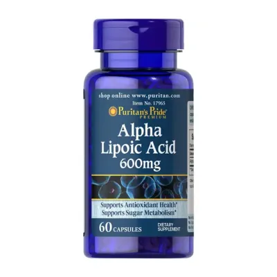 Альфа-ліпоєва кислота, Alpha Lipoic Acid 600mg - 60 caps