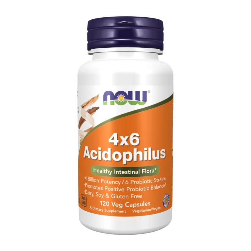 Ацидофилин, Acidophilus 4x6 - 120 vcaps