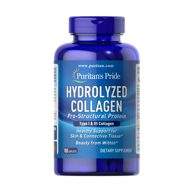 Гідролізований Колаген, Hydrolyzed Collagen 1000 mg - 180 caps
