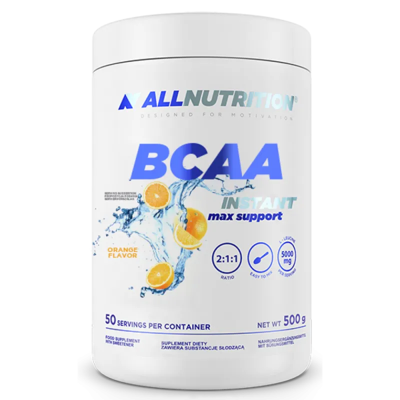 Комплекс аминокислот, BCAA Max Support Instant - 500g Orange