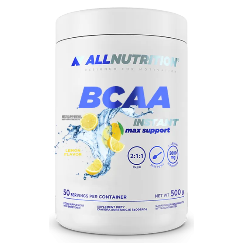 Комплекс амінокислот, BCAA Max Support Instant - 500g Lemon