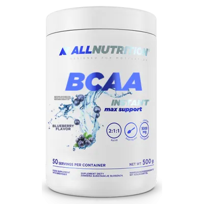 Комплекс аминокислот, BCAA Max Support Instant - 500g Bllueberry