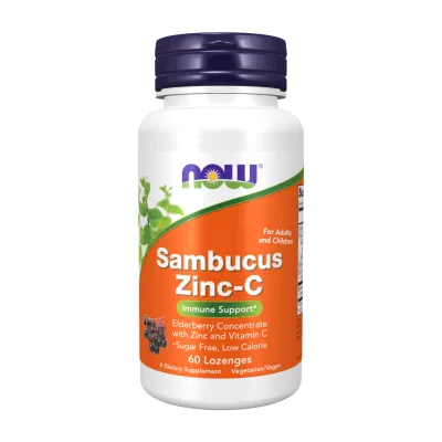 Бузина, цинк и витамин С, Sambucus Zinc-C - 60 lozenges