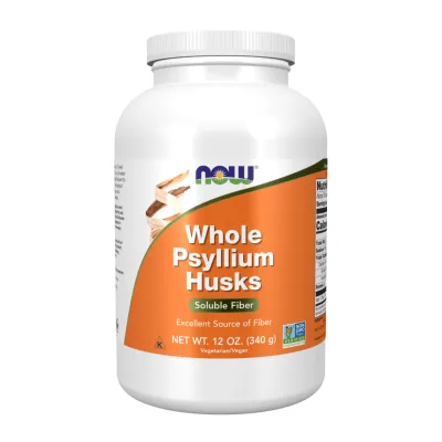 Шелуха семян подорожника, Psyllium Husks, Whole - 340g