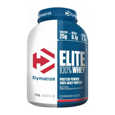 Сироватковий протеїн Dymatize (Elite) — 2170 г, strarwberry blast