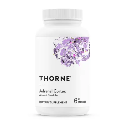 Екстракт надниркових залоз для подолання втоми Thorne (Adrenal Cortex) — 60 капсул
