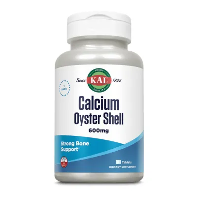 Кальций из ракушек устриц, Calcium Oyster Shell 600mg - 100 tabs