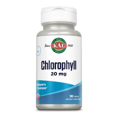 Хлорофіл, Chlorophyll 20mg - 100 tabs