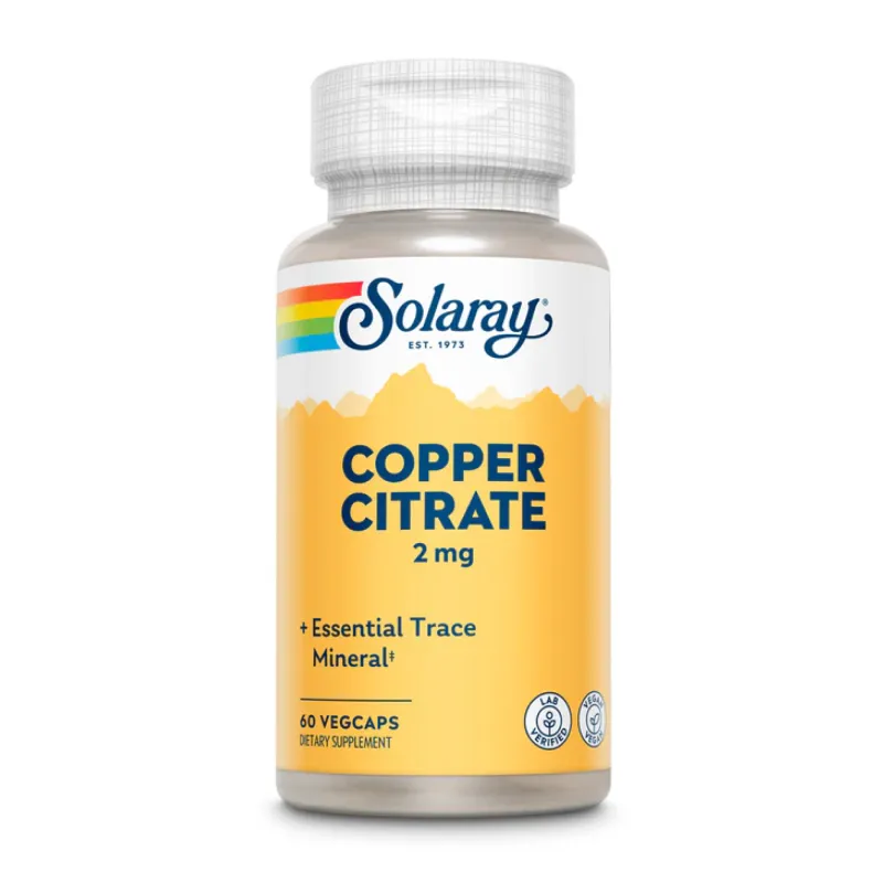 Медь цитрат, Copper Citrate 2mg - 60 vcaps