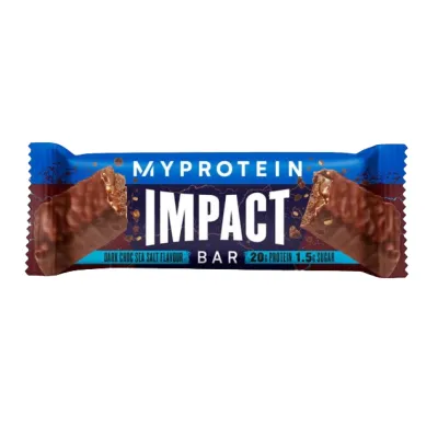 Протеїновий батончик Myprotein (Impact Bar) — 64 г, темний шоколад sea salt