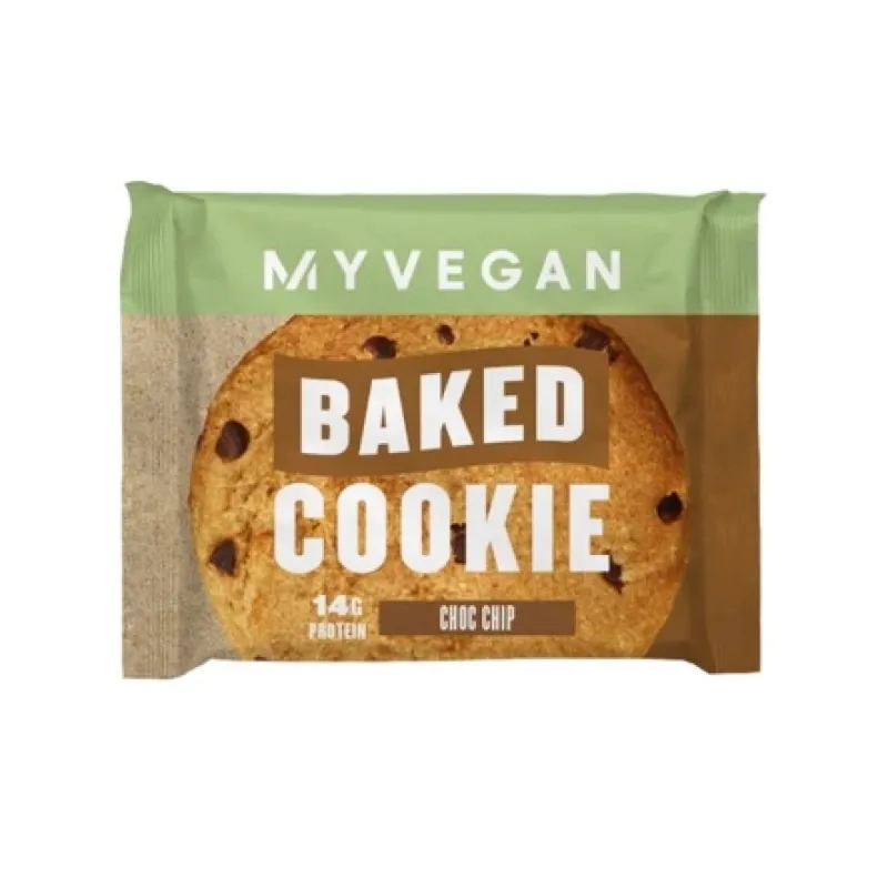 Протеїновий батончик Myprotein (Myvegan Baked Cookie) — 75 г, choc chip