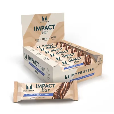 Impact Protein Bar - 12x64g Dark Chocolate Sea Salt