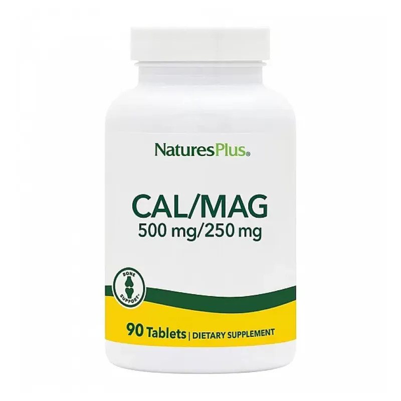 Хелатный кальций и магний, Cal/Mag 500mg/250mg - 90 tabs