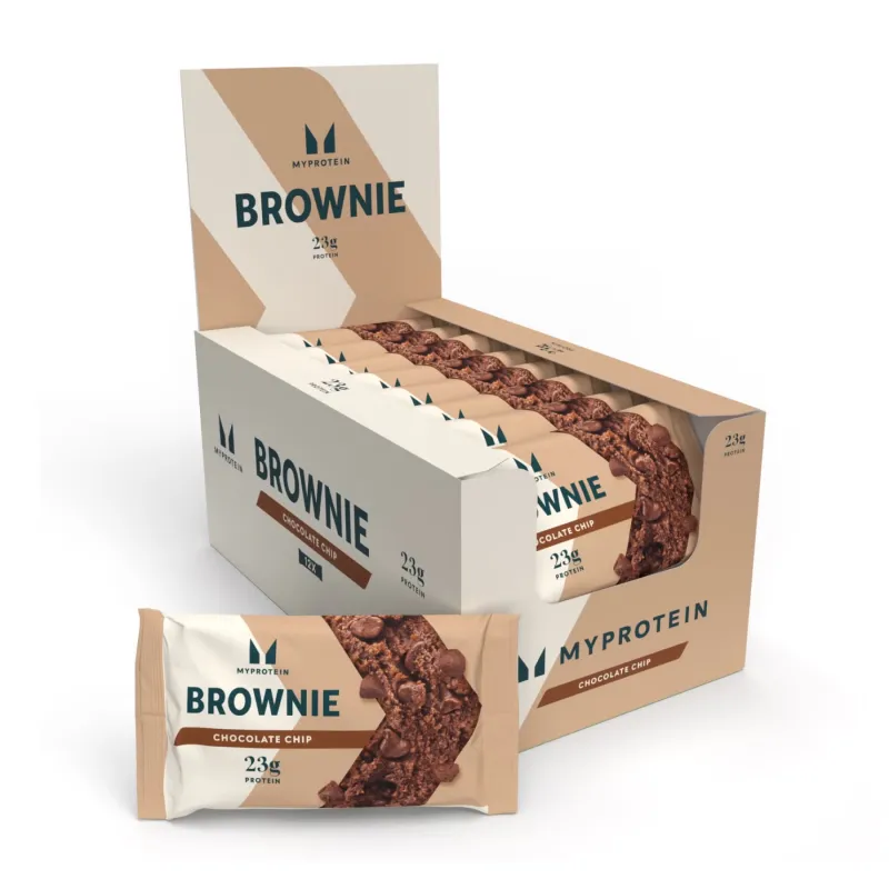 Протеїнове печиво, Protein Brownie - 12x75g Chocolate Chunk