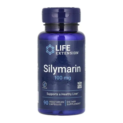 Силімарин, Silymarin 100 mg - 90 veg caps