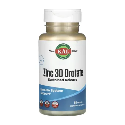 Цинк Оротат 30 мг, Zinc 30 Orotate Sustained Release - 90 tabs
