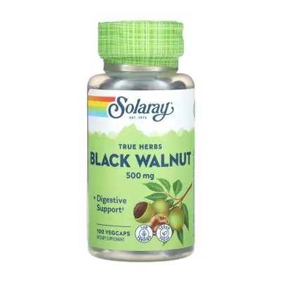 Черный орех, Black Walnut 500mg - 100 caps
