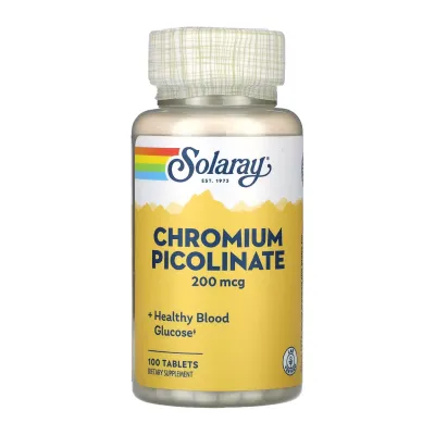 Хром пиколинат, Chromium Picolinate 200mcg - 100 tabs