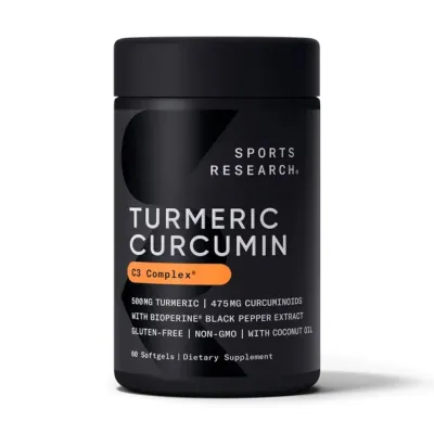 Куркумін, Turmeric Curcumin C3 Complex 500mg - 60 softgels