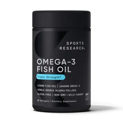 Омега-3 риб’ячий жир, Omega-3 Fish Oil Alaska Pollock 1250mg - 90 softgels