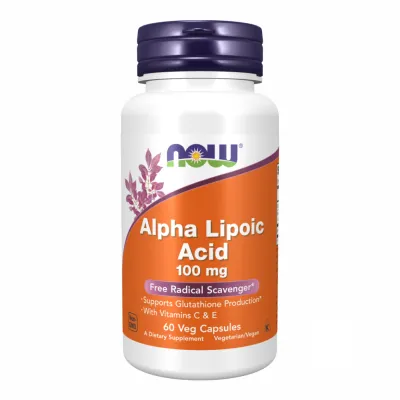 Альфа-ліпоєва кислота, Alpha Lipoic Acid 100mg - 60vcaps