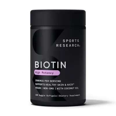 Біотин, Biotin 5000mcg - 120 veg softgels