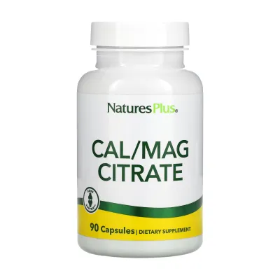 Кальций и Магний, Cal/Mag Citrate - 90 caps