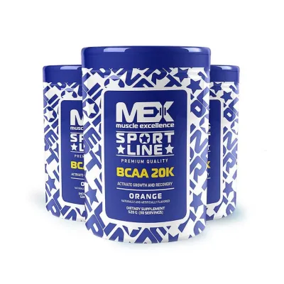 BCAA амінокислоти MEX Nutrition (20K) — 520 г, апельсин