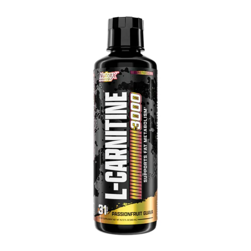 L-карнітин Nutrex (Liquid L-Carnitine 3000) — 465 мл, полуниця-кавун, для контролю ваги