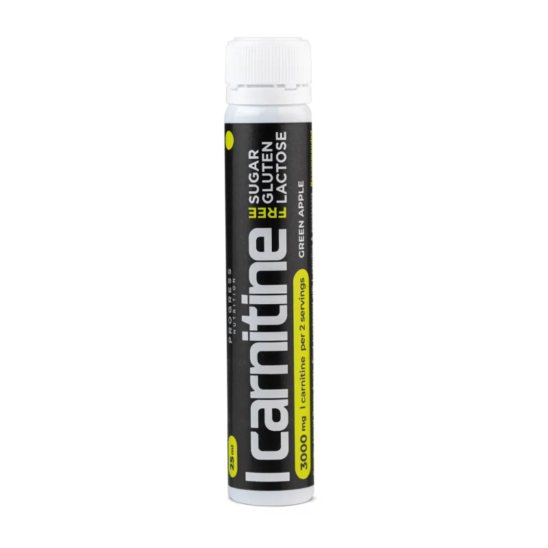 Рідкий Л карнітин, Carnitine Liquid 3000mg - 25ml Green Apple