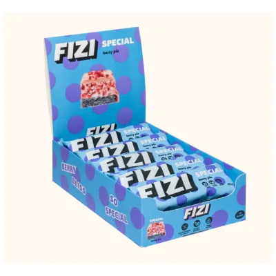 Протеиновые батончики, Fizi - 10x45g Berry Pie