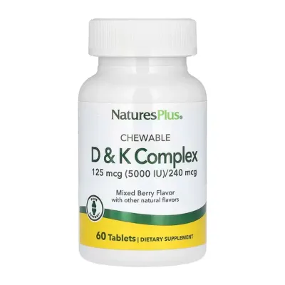 VIT D & K Complex 125mcg 5000 IU/ 240 mcg - 60 tabs