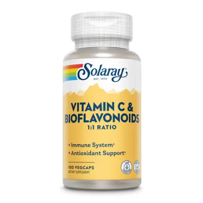 Витамин С с биофлавоноидами, Vitamin C & Bioflavonoids 1:1 500mg - 100 vcaps