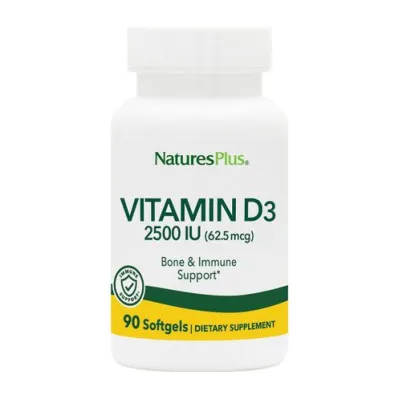 Витамин Д3, Vitamin D3 2500 IU - 90 softgels