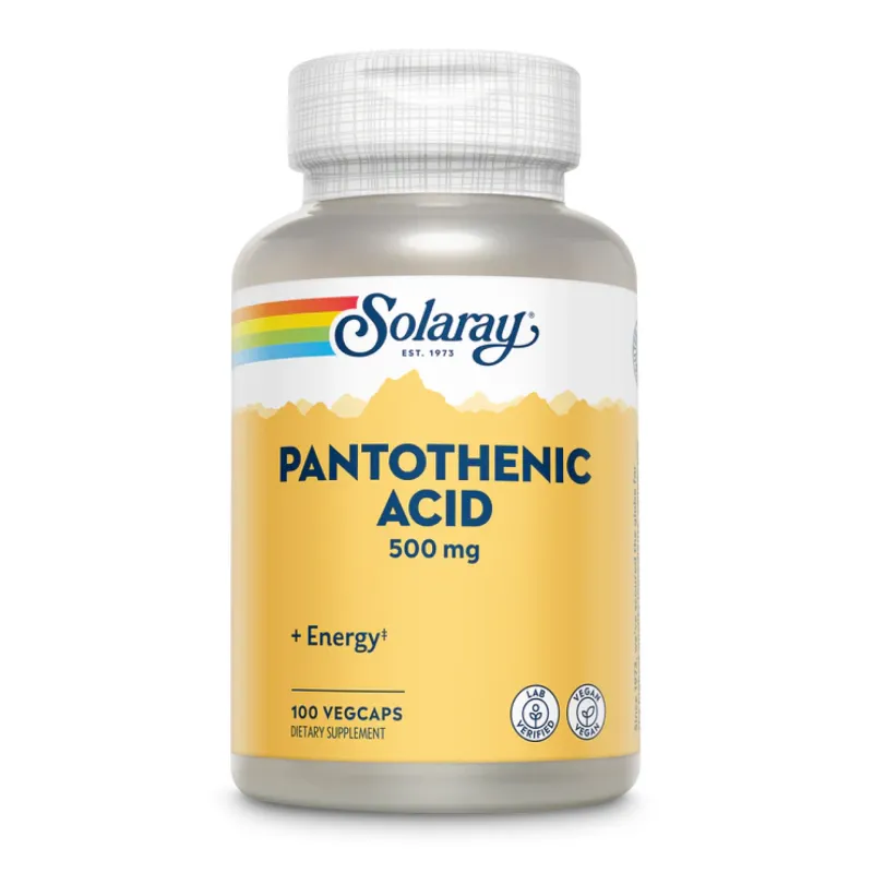 Пантотеновая кислота, Pantothenic Acid 500mg - 100 veg caps