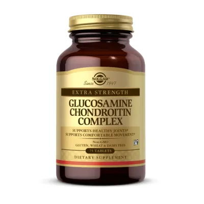 Глюкозамін, хондроїтин та МСМ, Extra Strength Glucosamine Chondroitin Complex - 75 tabs